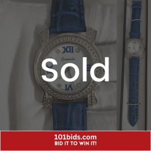 Genevex Blue Japan Movement Ladies Wristwatch