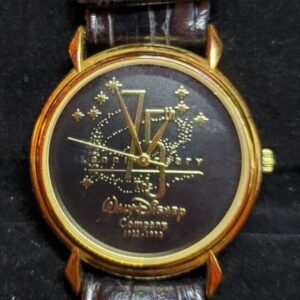 75th Anniversary Disney Watch -Japan M'vnt, SS Back, Water Resist, BlkGold Dial 2