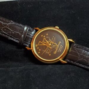 75th Anniversary Disney Watch -Japan M'vnt, SS Back, Water Resist, BlkGold Dial 5