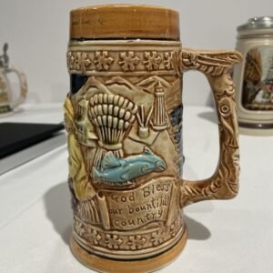 AWESOME CANADIAN Beer Stein Canada Confederation 2