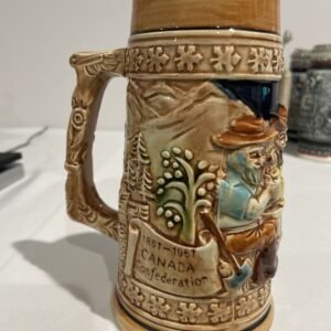 AWESOME CANADIAN Beer Stein Canada Confederation 3