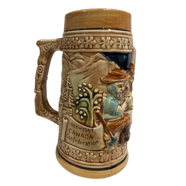 AWESOME CANADIAN Beer Stein Canada Confederation