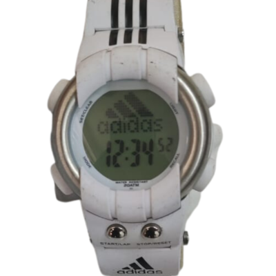 Adidas Sports LCD Quartz Men Watch White