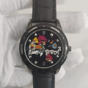 Angry Birds ANBAQ88H13 2009-2013 Stainless Steel Back Black Stripes Wristwatch 2