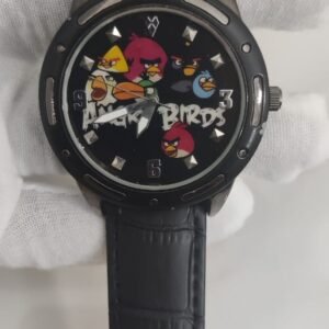 Angry Birds ANBAQ88H13 2009-2013 Stainless Steel Back Black Stripes Wristwatch 4