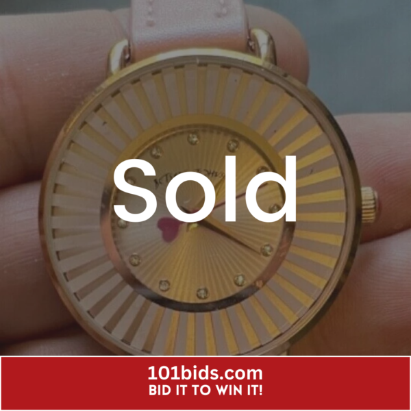 Betsey-Johnson-Pink-Ladies-Watch sold