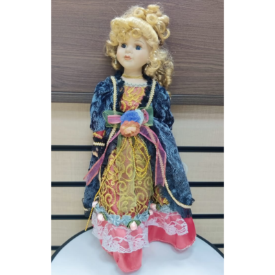 Vintage CHANTELL COLLECTION GENUINE HAND CRAFTED AND PAINTED PORCELAIN DOLL – 19″