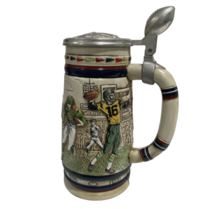 CLASSIC FOOTBALL Vintage 1984 Great American Football Ceramic Lidded Beer Stein 1