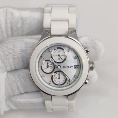 DKNY NY-8063 Stainless Steel Back Wristwatch
