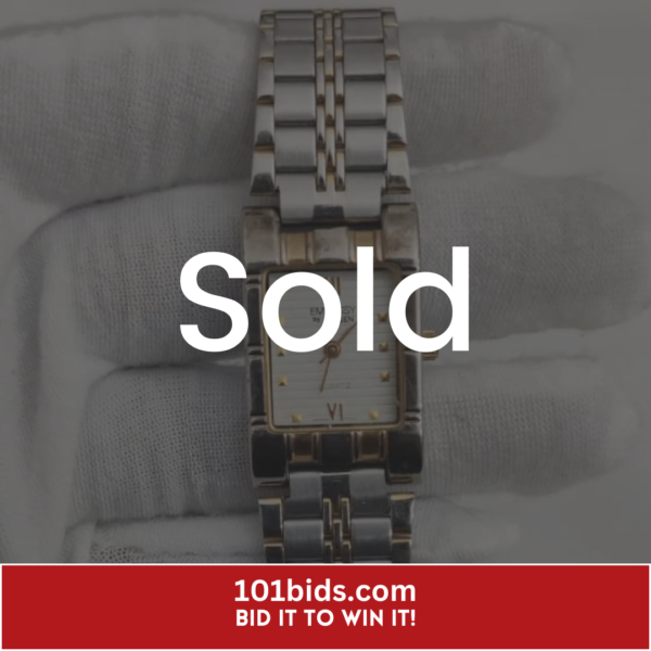 Embassy-by-Gruen-Bill-Bass-BS-0271-Stainless-Steel-Back-Wristwatch sold