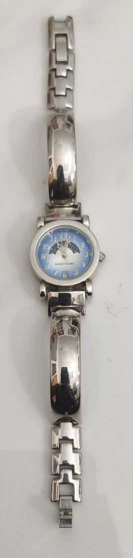 Faded Glory Stainless Steel Back Silver Bezel FG040704-SR626SW Ladies Wristwatch 5