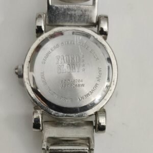 Faded Glory Stainless Steel Back Silver Bezel FG040704-SR626SW Ladies Wristwatch 7