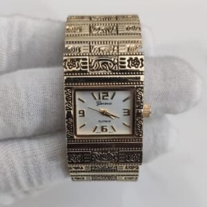 Geneva Platinum Gold Color Wristwatch Bracelet 1