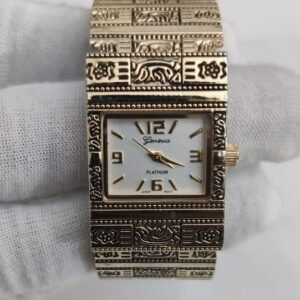 Geneva Platinum Gold Color Wristwatch Bracelet 2