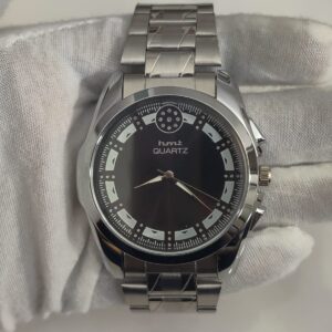 HMT Stainless Steel Back Silver Bezel Men Wristwatch 1