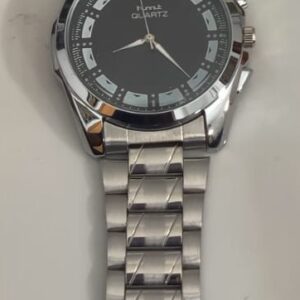 HMT Stainless Steel Back Silver Bezel Men Wristwatch 5