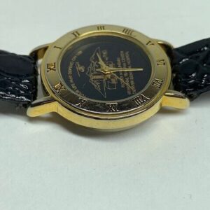 LadiesTimeCal Gold Tone Quartz Watch 6