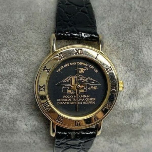 LadiesTimeCal Gold Tone Quartz Watch