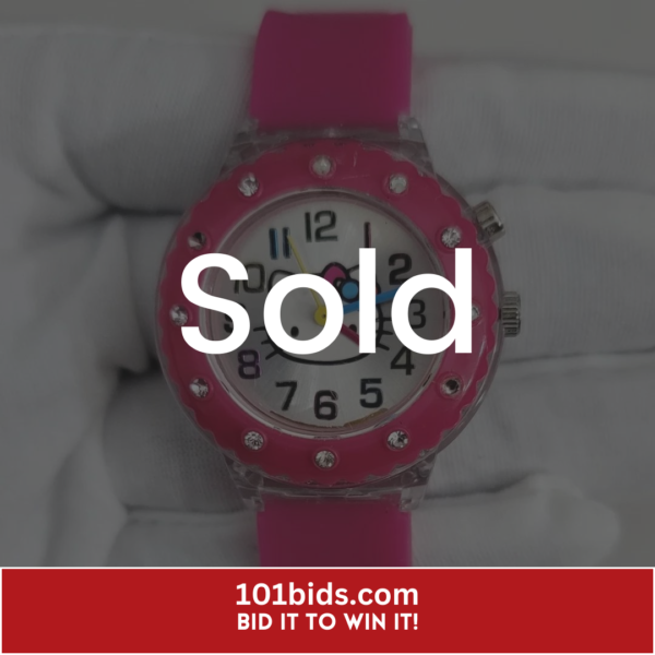 MZB-Saniro-HKAQ5236349-Hello-Kitty-ThemeStainless-Steel-Back-Singapore-Movement-Wristwatch sold