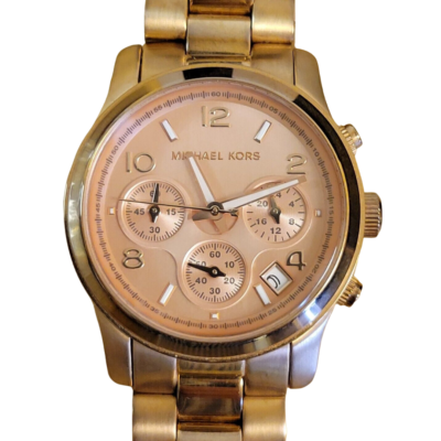 Michael Kors MK5128 Women’s Runway Rose Gold Stainless Steel Watch 38mm