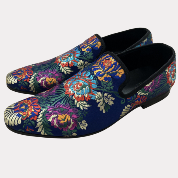 Moretti Black Label Floral Pattern Style Name Joel, Style No F1811 Size 8.5