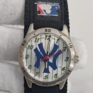 New York Yankees MLB Game Time Nylon Band Wristwatch 3