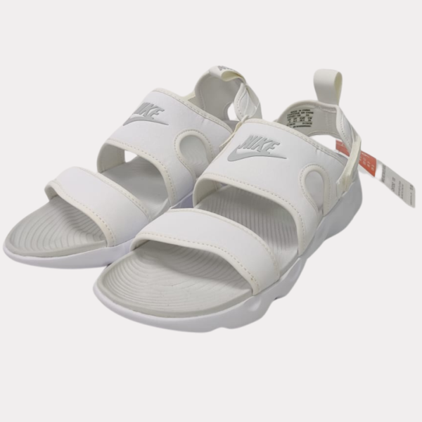 Nike Owaysis Sandals Women’s Size 9 White Silver CK9283-100 Slide Casual