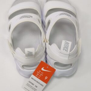 Nike Owaysis Sandals Women’s Size 9 White Silver CK9283-100 Slide Casual 4