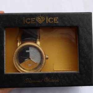 RARE Ice Ice Time Genuine Diamond Watch Men's Wristwatch Volcano & Original Box 3