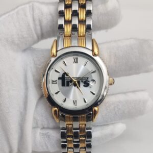 Stainless Steel Back 23K Gold Plated Wristwatch 2