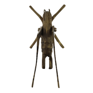 Vintage Brass Cricket Figurine Movable Legs 3