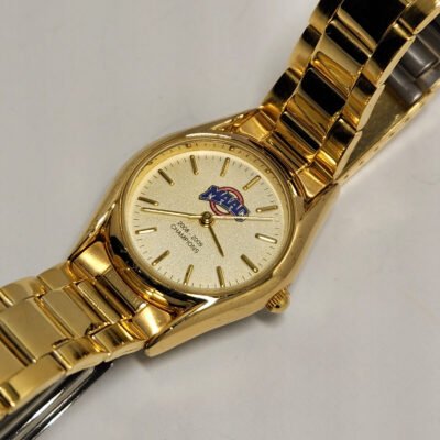 Women Gold Color Case Quartz Classic Dress Style Bracelet Band Wristwatch