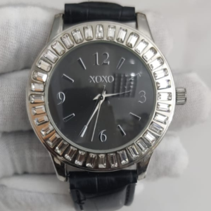 Xoxo Stainless Steel Back Black Ladies Wristwatch 1