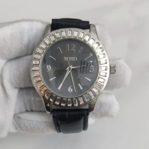 Xoxo Stainless Steel Back Black Ladies Wristwatch 3