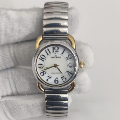 Anne Klein AK V121E Stainless Steel Back Ladies Wristwatch Bracelet