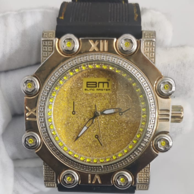 Bling Master BM ET-1183 Stainless Steel Back Wristwatch
