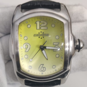 Chronostar Stainless Steel Back Bubble Glass Top Quartz Men Wristwatch 1