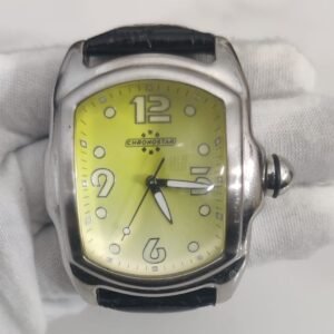Chronostar Stainless Steel Back Bubble Glass Top Quartz Men Wristwatch 4