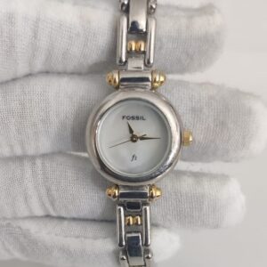 Fossil F2 ES-8863 Stainless Steel Bacl Ladies Wristwatch 3