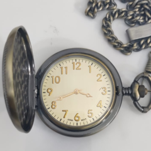 Grandpa Wood Insert Pocket Watch 1