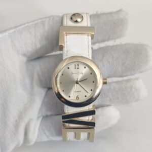 Jessica Carlyle Love Theme White Stripe Ladies Wristwatch 2