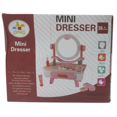 Mini Dresser Toy Set (Wooden Toys)