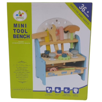 Mini Tool Bench Toy Set (Wooden...