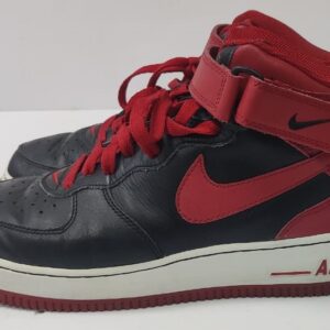 Original Nike Air Force 1 High Black And Red Very Rare Pair Size 9 2