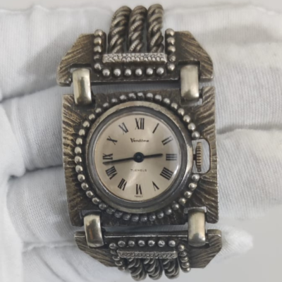 Vendome Gold Tone Vintage Fashion Watch