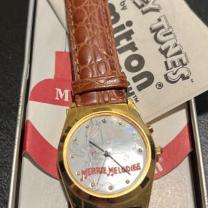 Vintage 1994 Armitron Looney Tunes Bugs Bunny Musical Watch In Tin 3