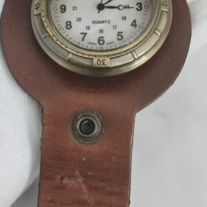 Vintage Leather Pocket Watch 4