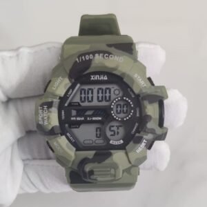 Xinjia Twelve Digits Display Cold-Light Sport Watch Jungle Camouflaged 1