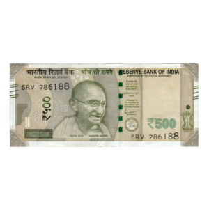 500 Rupee India 2021 786 Special Banknote front