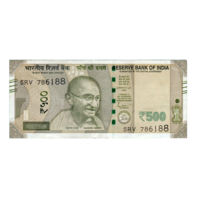 500 Rupee India 2021 786 Special Banknote